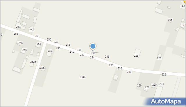 Sitaniec-Wolica, Sitaniec-Wolica, 236, mapa Sitaniec-Wolica