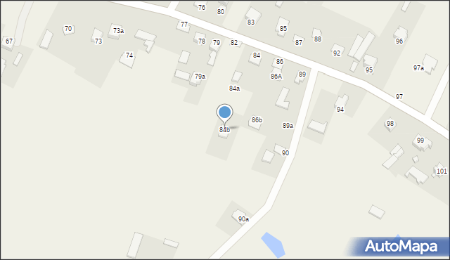 Sitaniec-Wolica, Sitaniec-Wolica, 84b, mapa Sitaniec-Wolica