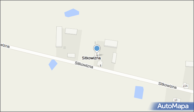 Sitkowizna, Sitkowizna, 9, mapa Sitkowizna