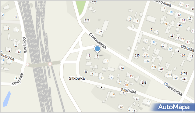 Sitkówka, Sitkówka, 2, mapa Sitkówka