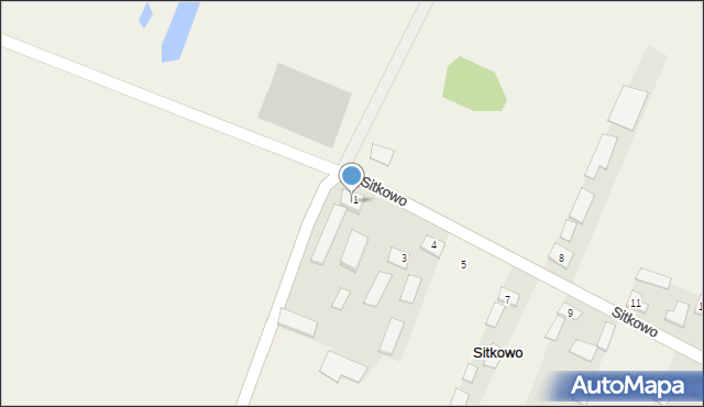 Sitkowo, Sitkowo, 6, mapa Sitkowo