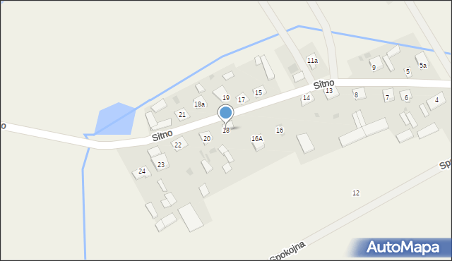 Sitno, Sitno, 18, mapa Sitno