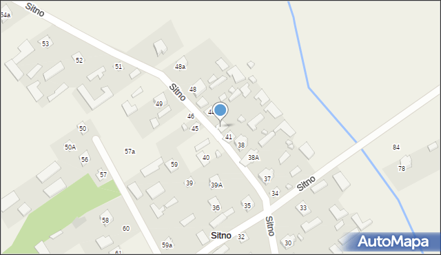 Sitno, Sitno, 42, mapa Sitno
