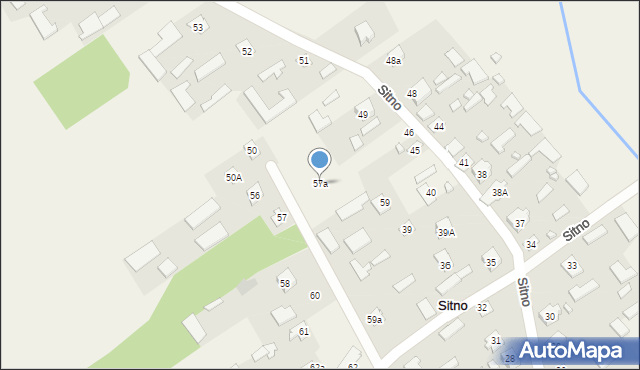 Sitno, Sitno, 57a, mapa Sitno