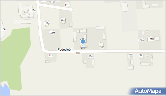 Sitno, Sitno, 105, mapa Sitno