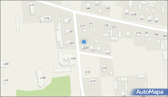 Sitno, Sitno, 111b, mapa Sitno