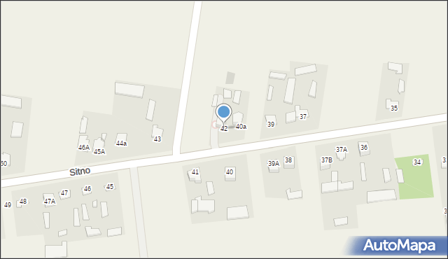 Sitno, Sitno, 42, mapa Sitno