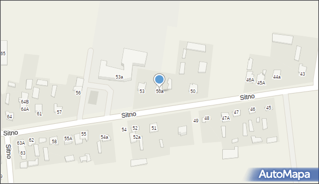 Sitno, Sitno, 50a, mapa Sitno