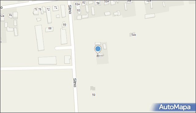 Sitno, Sitno, 60, mapa Sitno