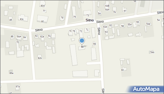 Sitno, Sitno, 68, mapa Sitno