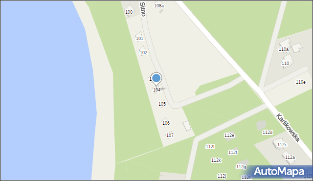 Sitno, Sitno, 104, mapa Sitno