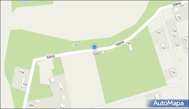 Sitno, Sitno, 71b, mapa Sitno