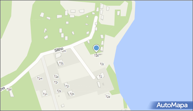 Sitno, Sitno, 72b, mapa Sitno