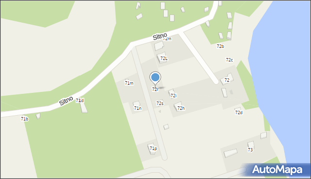 Sitno, Sitno, 72r, mapa Sitno