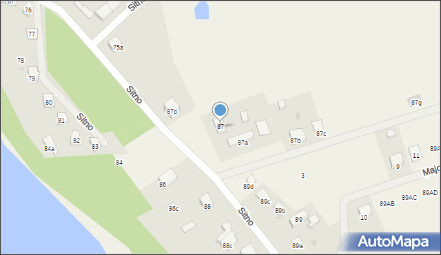 Sitno, Sitno, 87, mapa Sitno
