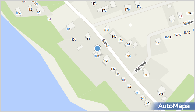 Sitno, Sitno, 88c, mapa Sitno