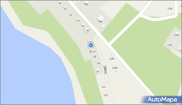 Sitno, Sitno, 97, mapa Sitno