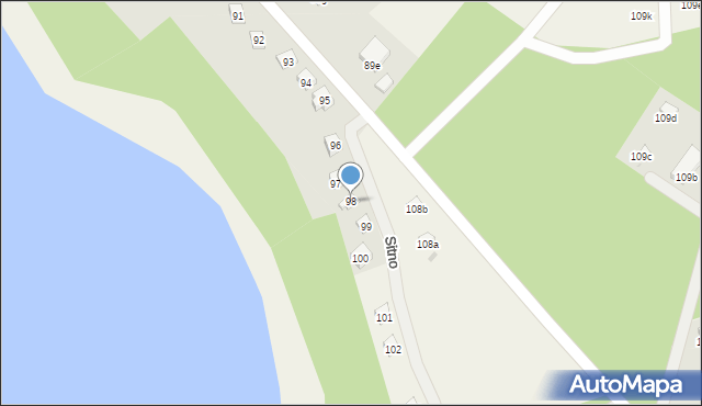 Sitno, Sitno, 98, mapa Sitno