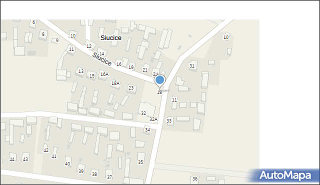 Siucice, Siucice, 18, mapa Siucice