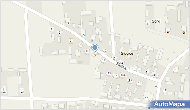 Siucice, Siucice, 9, mapa Siucice