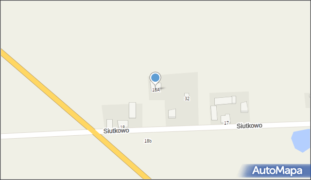 Siutkowo, Siutkowo, 18A, mapa Siutkowo