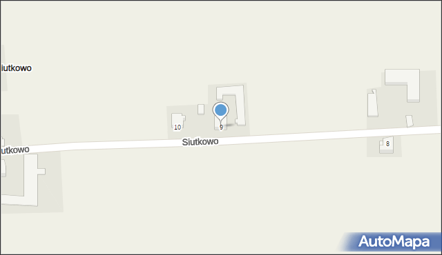 Siutkowo, Siutkowo, 9, mapa Siutkowo