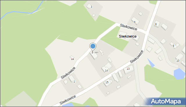 Siwkowice, Siwkowice, 2A, mapa Siwkowice