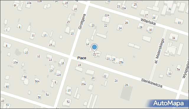 Skarżysko-Kamienna, Sienkiewicza Henryka, 21, mapa Skarżysko-Kamienna