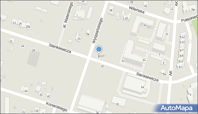 Skarżysko-Kamienna, Sienkiewicza Henryka, 37, mapa Skarżysko-Kamienna