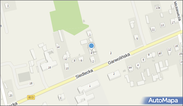 Skórzec, Siedlecka, 4, mapa Skórzec