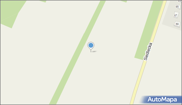 Skórzec, Siedlecka, 94, mapa Skórzec