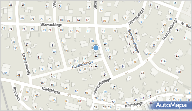 Śmigiel, Sikorskiego Władysława, gen., 22, mapa Śmigiel