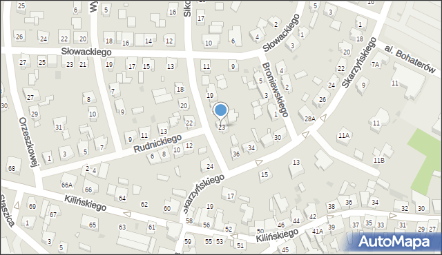 Śmigiel, Sikorskiego Władysława, gen., 23, mapa Śmigiel