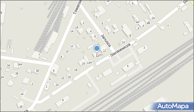 Sochaczew, Sienkiewicza Henryka, 14, mapa Sochaczew
