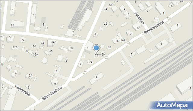 Sochaczew, Sienkiewicza Henryka, 22, mapa Sochaczew