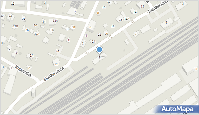 Sochaczew, Sienkiewicza Henryka, 9, mapa Sochaczew