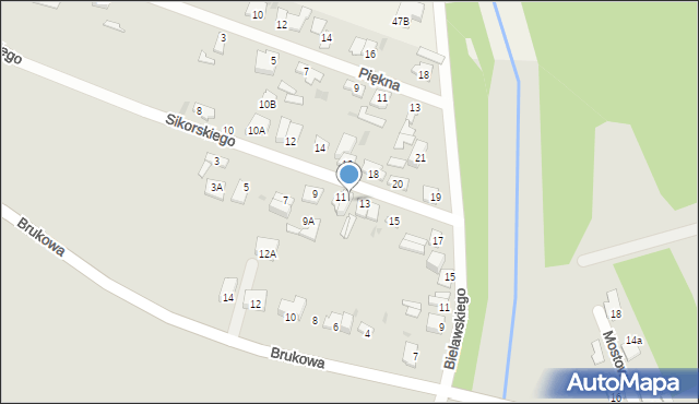 Sochaczew, Sikorskiego Władysława, gen., 11A, mapa Sochaczew