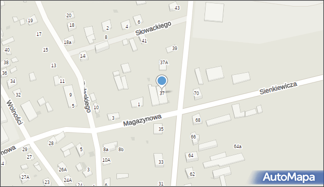 Sochocin, Sienkiewicza Henryka, 37, mapa Sochocin