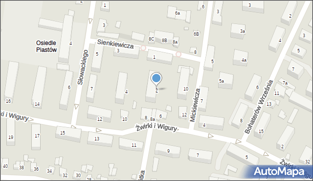Solec Kujawski, Sienkiewicza Henryka, 2, mapa Solec Kujawski