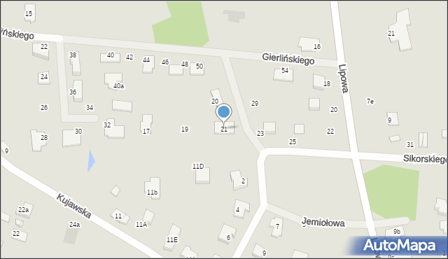 Solec Kujawski, Sikorskiego Władysława, gen., 21, mapa Solec Kujawski