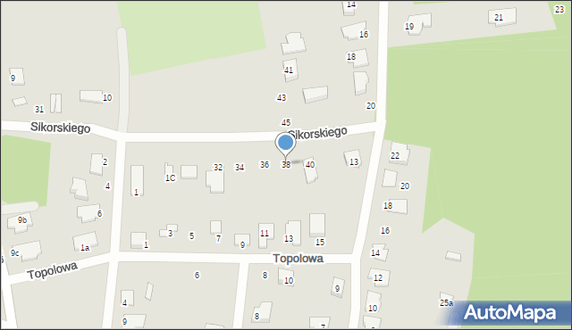 Solec Kujawski, Sikorskiego Władysława, gen., 38, mapa Solec Kujawski