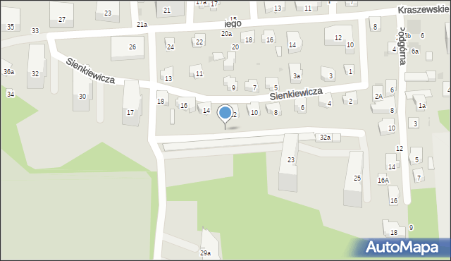 Sopot, Sienkiewicza Henryka, 24-32, mapa Sopotu