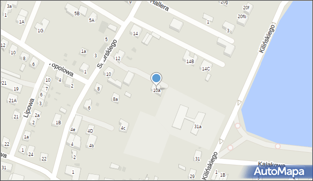 Środa Śląska, Sikorskiego Władysława, gen., 10a, mapa Środa Śląska