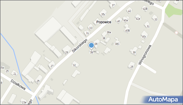 Środa Śląska, Sikorskiego Władysława, gen., 34, mapa Środa Śląska