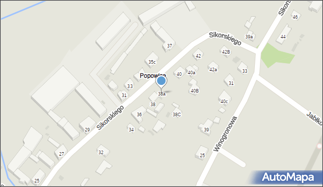 Środa Śląska, Sikorskiego Władysława, gen., 38a, mapa Środa Śląska