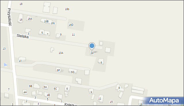 Stanisławów Pierwszy, Sielska, 4, mapa Stanisławów Pierwszy