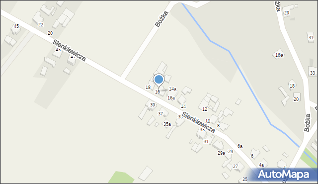 Staniszcze Wielkie, Sienkiewicza Henryka, 16, mapa Staniszcze Wielkie