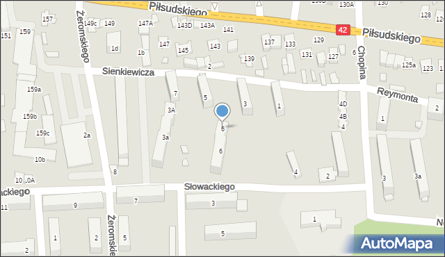 Stąporków, Sienkiewicza Henryka, 6, mapa Stąporków