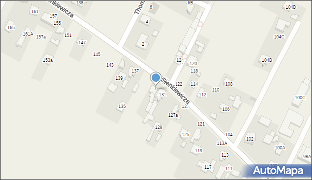 Stare Babice, Sienkiewicza Henryka, 133, mapa Stare Babice