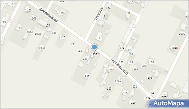 Stare Babice, Sienkiewicza Henryka, 137, mapa Stare Babice
